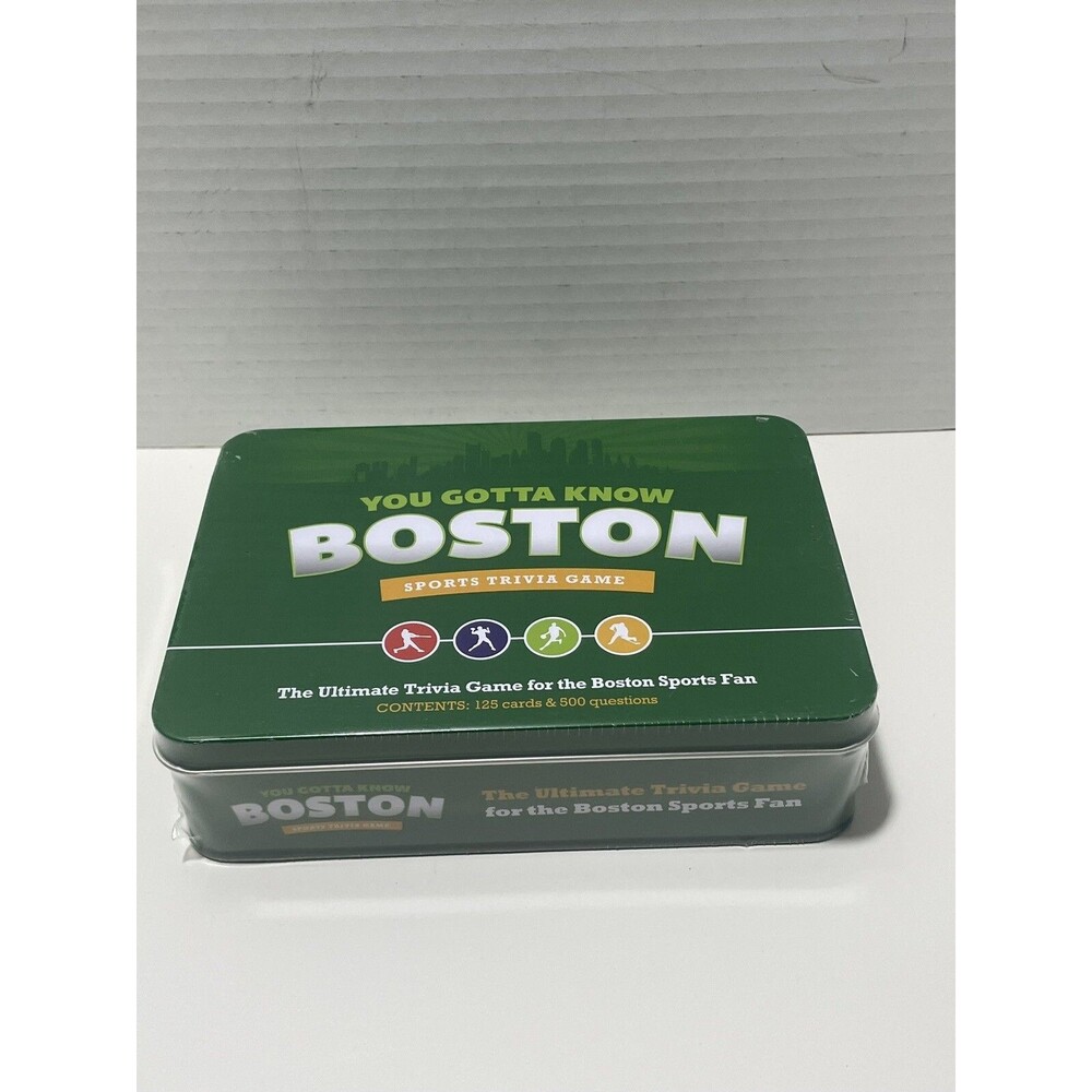 You Gotta Know Boston Sports Trivia Game 125 Cards/500 Questions New Sealed